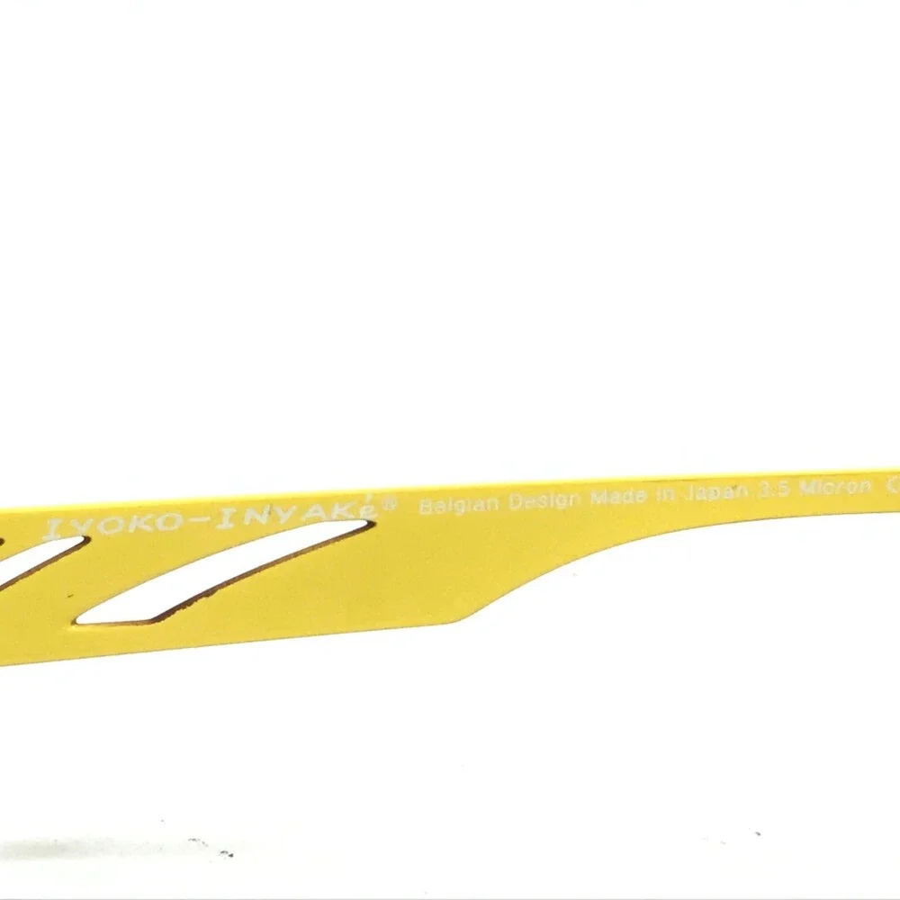 Iyoko-Inyake Eyeglasses Frames IY573 Col.129 Brown Yellow Rectangular 48-18-140